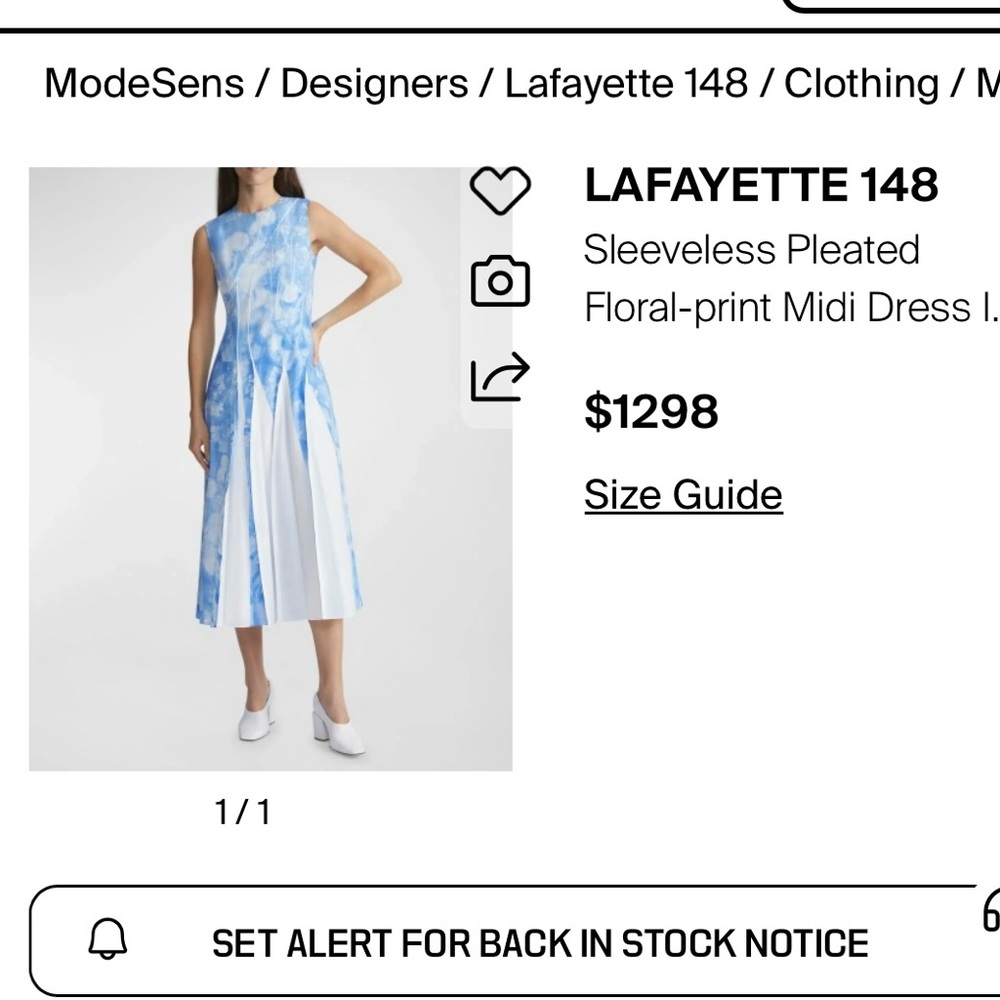 Brand New with tag $1298 Lafayette 148 - Picture 3 of 14